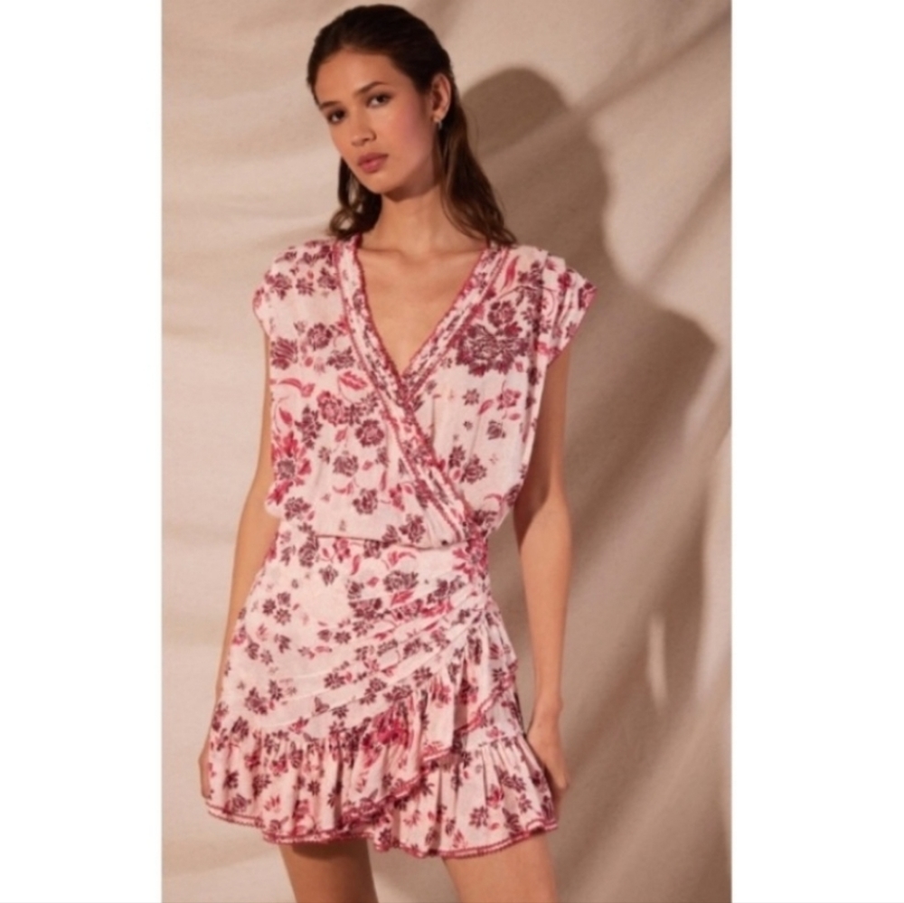 Poupette St Barth Estelle Wrap Around Mini Dress